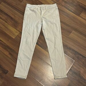 American Eagle Size 12 Regular Khaki Skinny Super Stretch Jeans